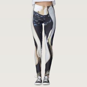 'Things Happen' Painting on  Leggings