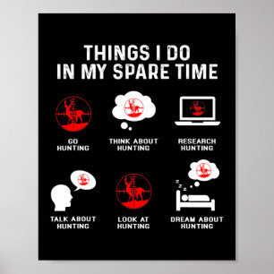 Things I Do In My Free Time Watch Talk Think Poster