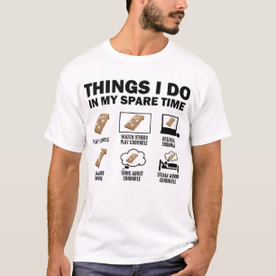 Things I Do In My Spare Time Cornhole Funny T-Shirt