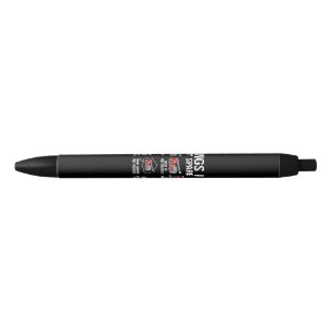 Things I Do In My Spare Time Fire Trucks Firefight Black Ink Pen