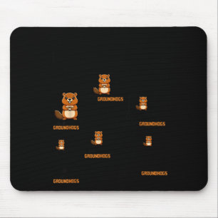 Things I Do In My Spare Time Funny Groundhog Day Mouse Pad