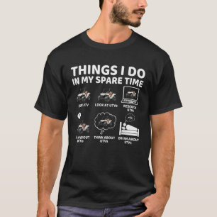 Things I Do in My Spare Time Funny SxS Side By Sid T-Shirt