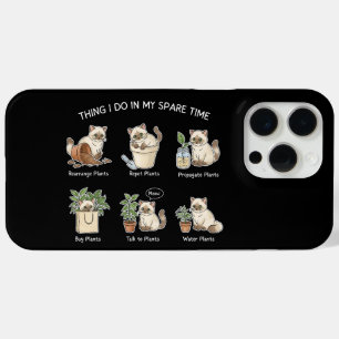 Things I Do In My Spare Time Gardening Ragdoll Cat iPhone 15 Pro Max Case