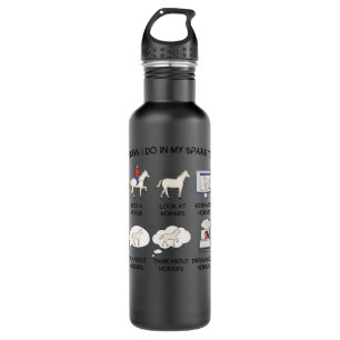 Things I Do In My Spare Time, Horse Gifts For Wome 710 Ml Water Bottle
