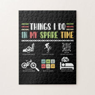 Things I Do In My Spare Time - MTB Mountain Bike Jigsaw Puzzle