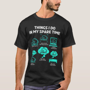 Things i do in my Spare Time Roller Coaster T-Shirt