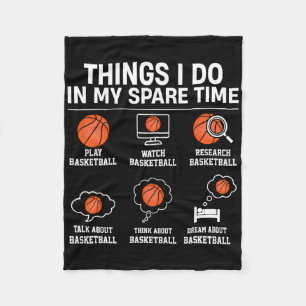 Things I Do In My Spare Time - Sketll Player Lover Fleece Blanket