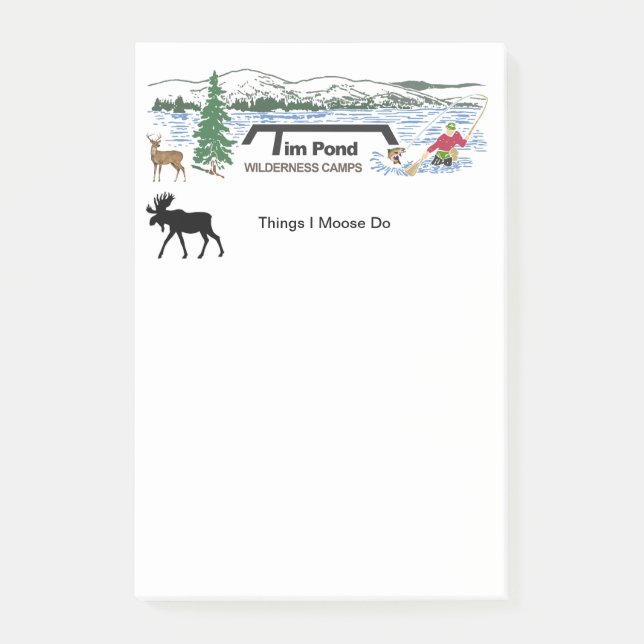 Things I Moose Do Post-it Notes (Front)