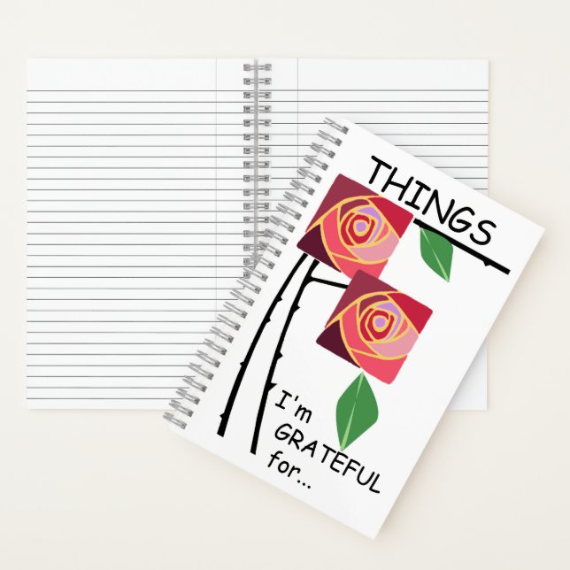 Things I'm grateful for Notebook (Inside)