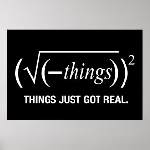 things just got real poster