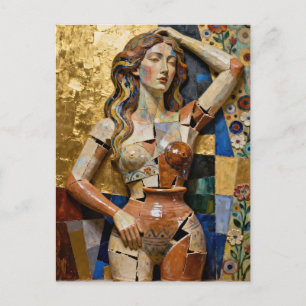 Things Keep Falling Apart – A Fragmented Portrait Holiday Postcard