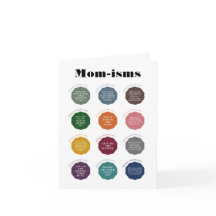 Things Moms Say Card