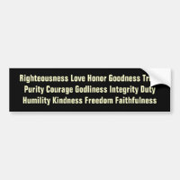 Things of Noble Character