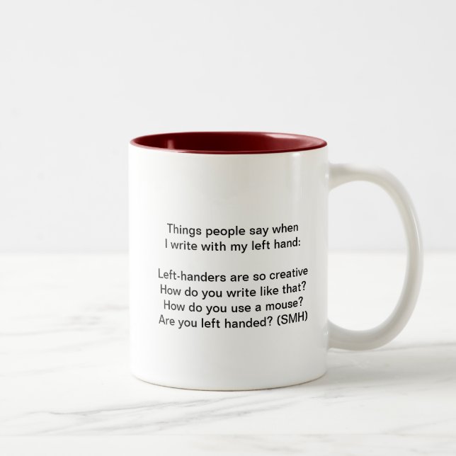 Things People Say (L) Two-Tone Coffee Mug (Right)