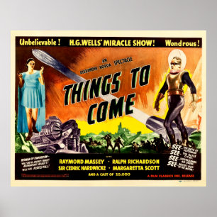 Things To Come - Vintage 1936 Movie Poster