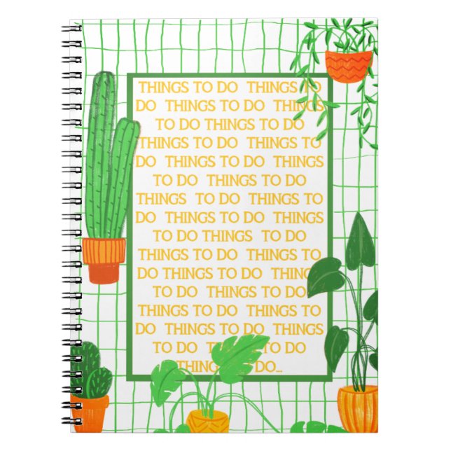 Things To Do Notebook (Front)