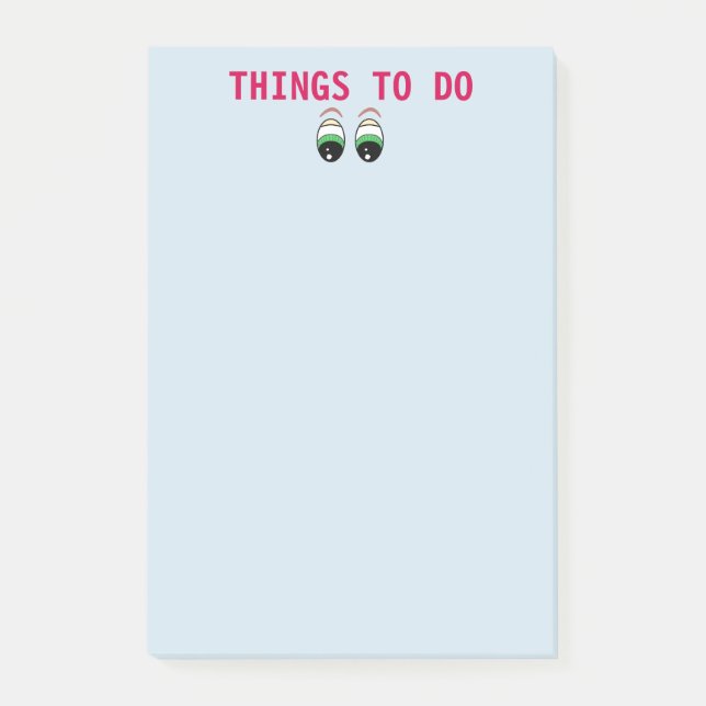 Things To Do Post-it Notes (Front)