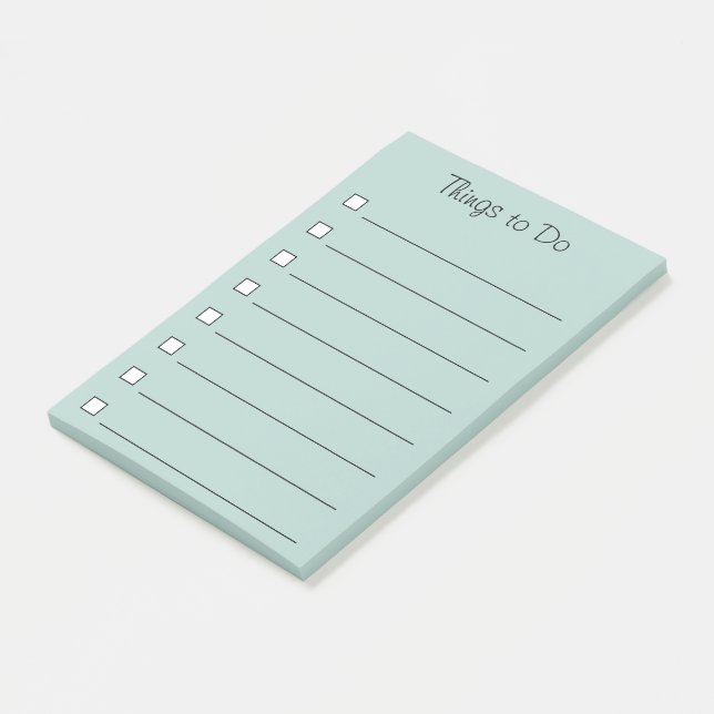 Things To Do Post It Notes (Angled)