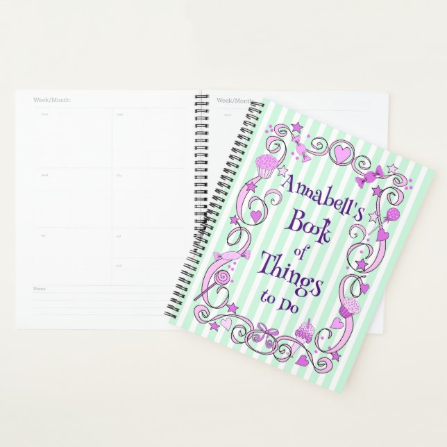 Things to do Spiral Planner (Display)