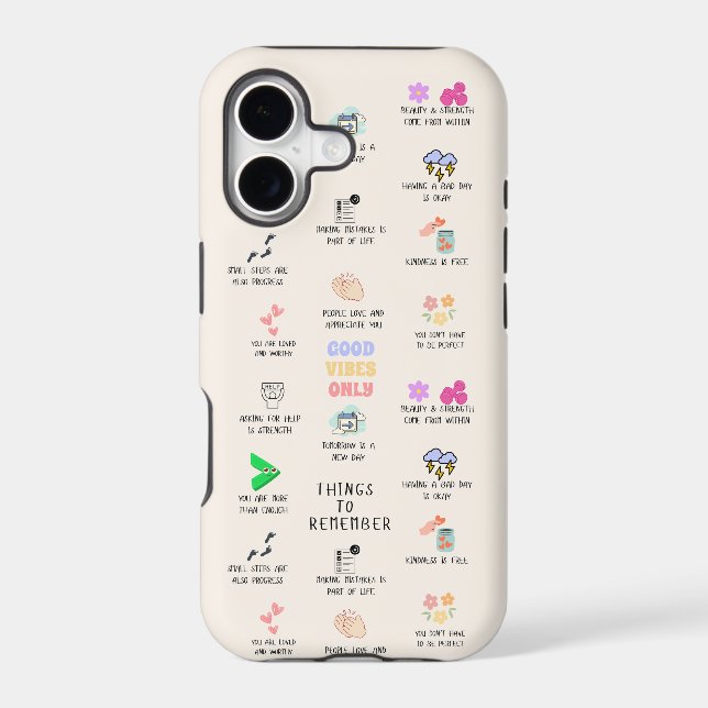 Things To Remember | Inspirational Positive Gift (Back)