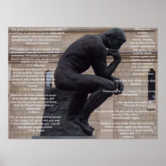 Things to Think About Poster (Front)