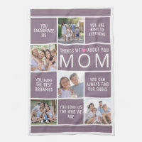 Things We Love About You Mum Photo Collage