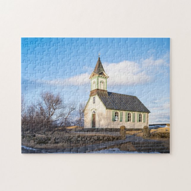 Thingvellir National Park in Iceland Jigsaw Puzzle (Horizontal)