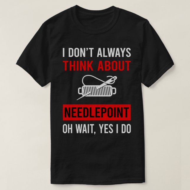 Think About  Canvas Work T-Shirt (Design Front)