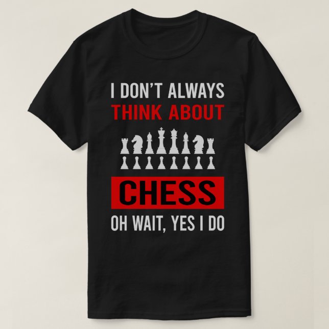 Think About Chess T-Shirt (Design Front)