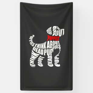 Think about DEAD Puppies White Banner