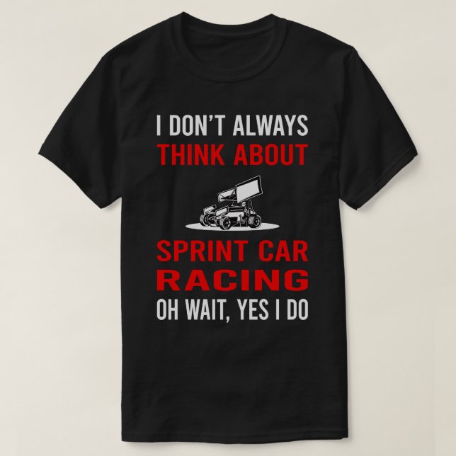 Think About Sprint  s Racing T-Shirt (Design Front)