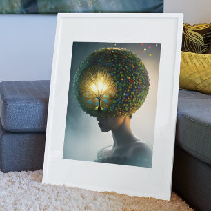 Think about the trees fantasy art poster