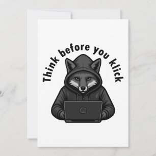 Think before you click - Cyber Security Invitation