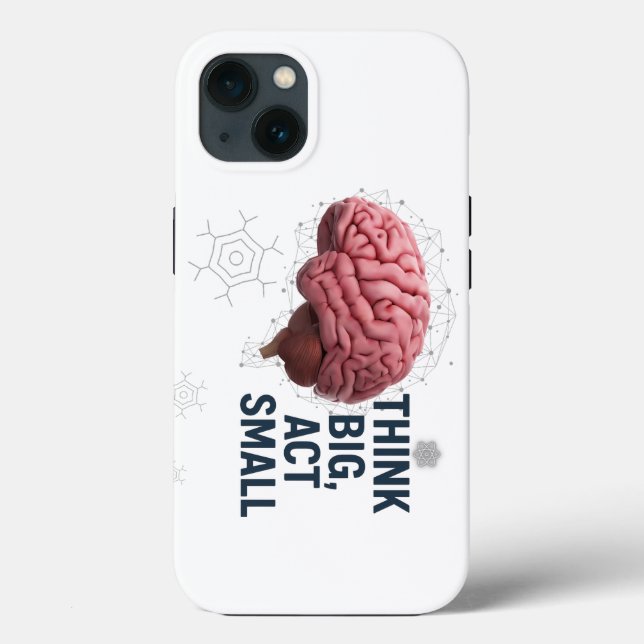 Think Big, Act Small Case-Mate iPhone Case (Back)