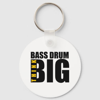 THINK BIG BASS-DRUM MUSIC DESIGNS KEY RING