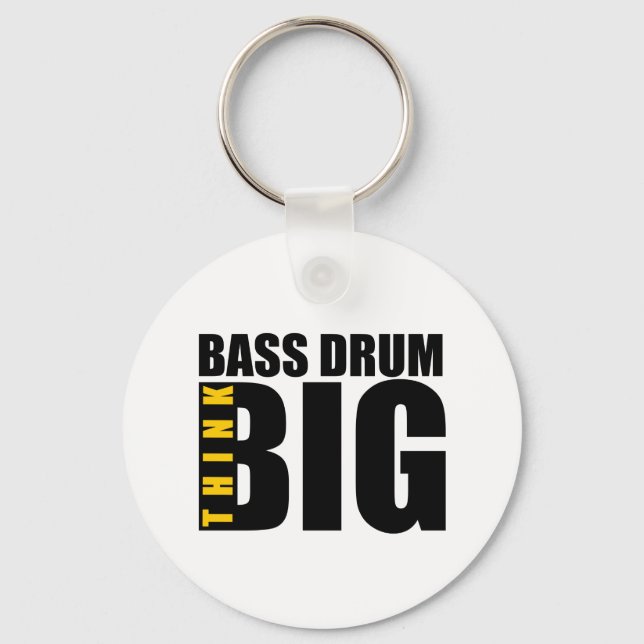 THINK BIG BASS-DRUM MUSIC DESIGNS KEY RING (Front)