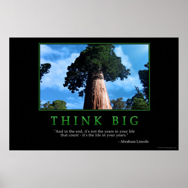 Think Big Poster (Front)