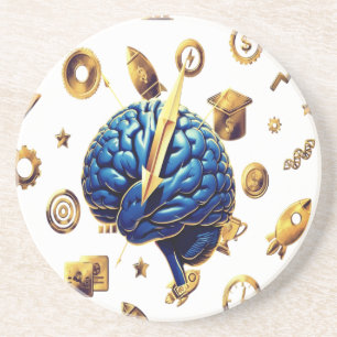 Think Bigger – Brain Energy Coaster Set