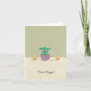 Think Bigger! Greeting Card