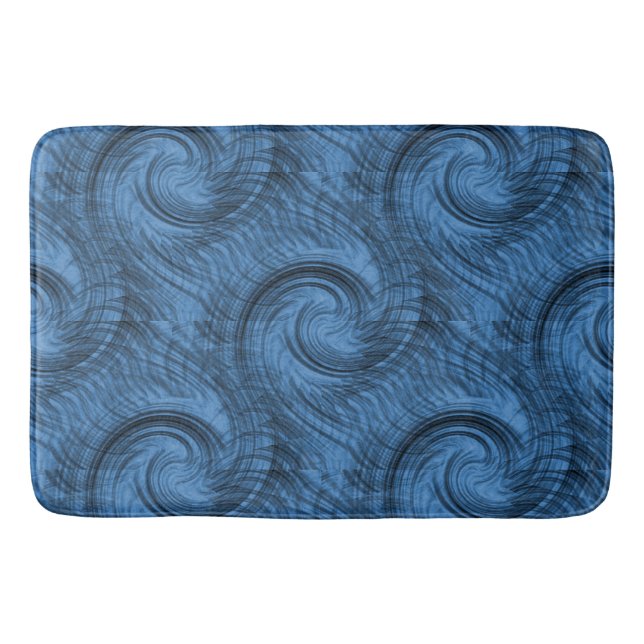 Think Blue..... Bath Mat (Front)