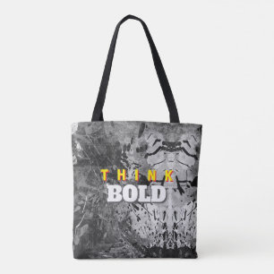 THINK BOLD Abstract Tote