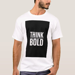 THINK BOLD TEXT PRINTED T-SHIRT
