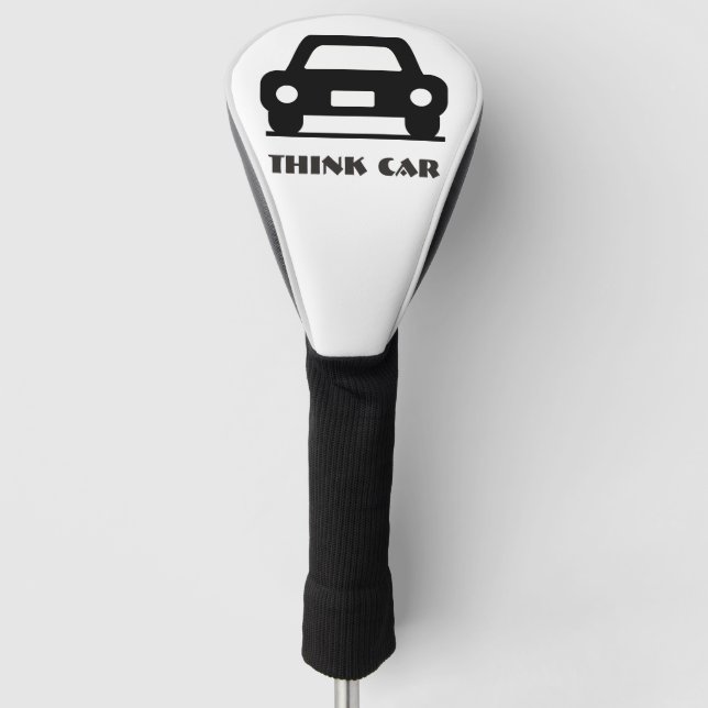 Think Car Funky  Golf Head Cover (Front)