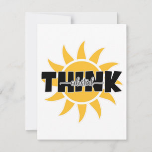 Think Celestial Card