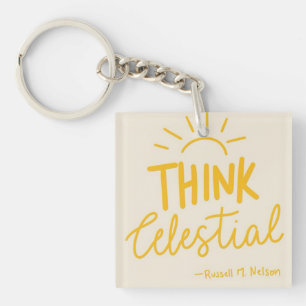 Think Celestial Key Ring