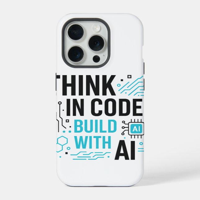 Think Code Build AI Case | Tech Builder Cover (Back)