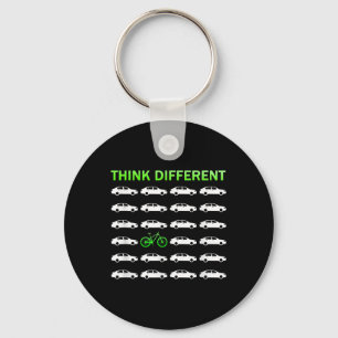 Think Different Biking Environmental Protection Key Ring