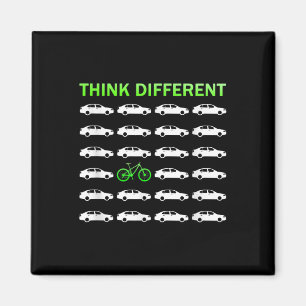 Think Different Biking Environmental Protection Magnet