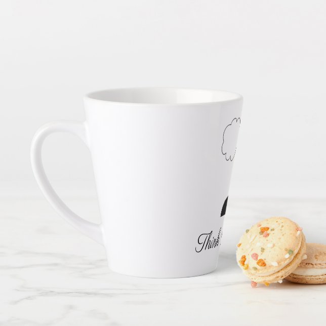 Think Different Slogan Latte Mug (In Situ)