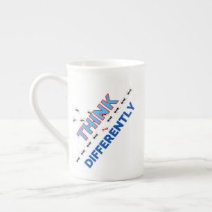Think differently 6.w bone china mug